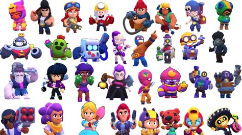 r brawl stars|brawl stars list of brawlers.